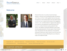 Tablet Screenshot of foleycerilli.com